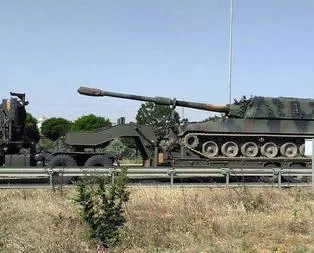 Fırtına obüsleri Kilis’e gönderildi