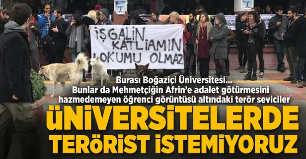 Boğaziçi Üniversitesi'nde terör propagandası