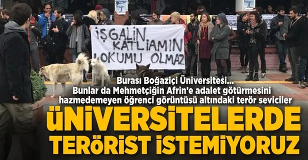 Boğaziçi Üniversitesi’nde terör propagandası