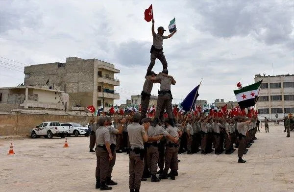 Türkiye'nin eğittiği Azezli polisler göreve hazır-2