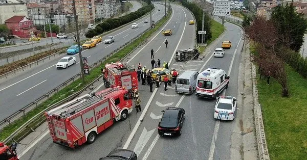 istanbul atasehir de zincirleme kaza takvim