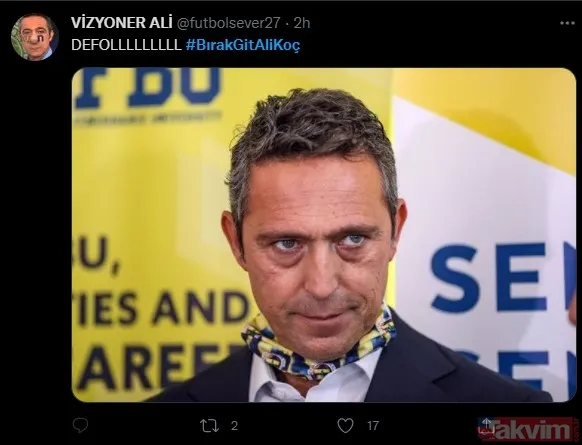 Fenerbahçe taraftarından Ali Koç için istifa kampanyası! Taraftar attığı tweetler ile dünya gündeminde - 16