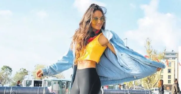 İkoncan Eda Taşpınar şimdi de kaykaycı oldu