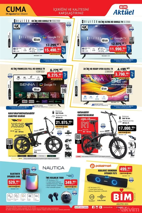 Perde 179 TL, Yastık Alezi 34 TL, Paspas 99 TL... 6'lı 149 TL! BİM aktüel 2-6 Ağustos kataloğu yayımlandı! - 6
