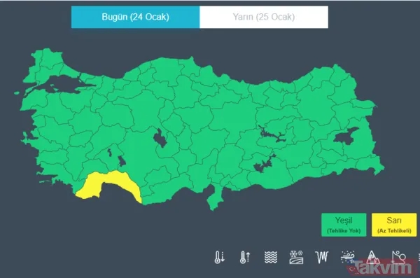 Meteoroloji’den hava durumu uyarısı: Kar ve sağanak yağış geliyor! İşte il il liste... - 4