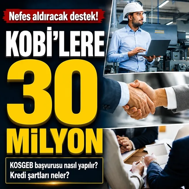 KOBİlere KOSGEB desteği: Başvuru şartları ve detaylar belli oldu