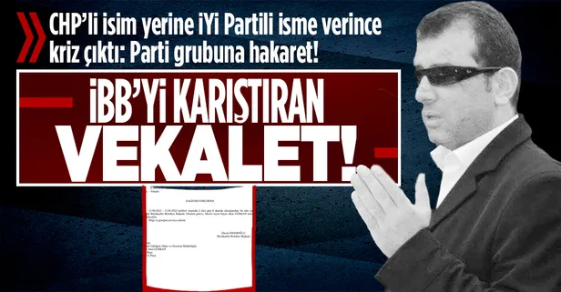 CHP'li İBB Başkanı Ekrem İmamoğlu vekaletini İYİ Partili isme verince CHP'de kriz çıktı!