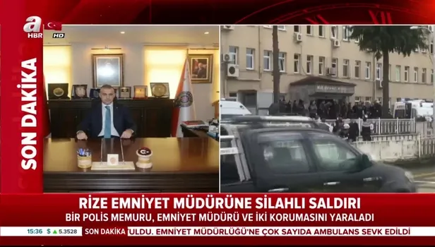 Rize Emniyet Müdürü Altuğ Verdi vuruldu!