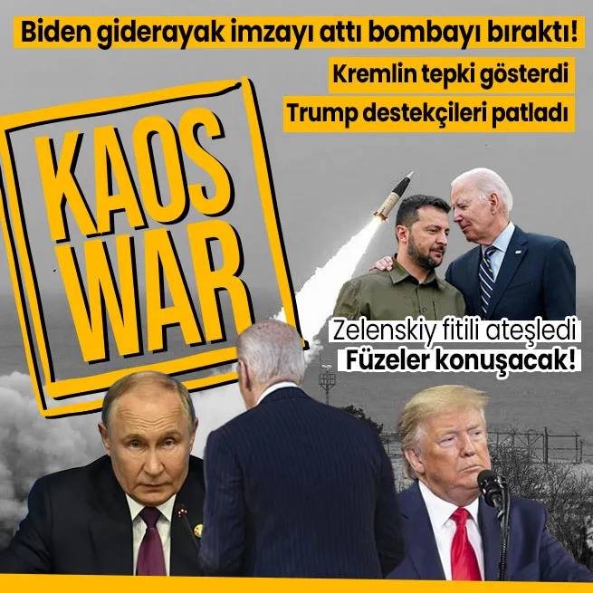 Biden füze desteğiyle Trumpın kucağına savaş bombası mı bırakıyor? Kremlin açıkladı: Ukrayna değil ABD saldırısı sayarız