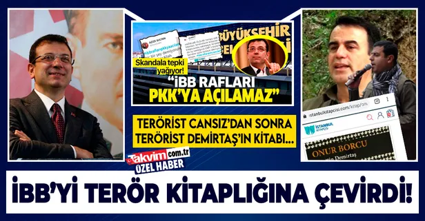 CHP'li İBB'den bir skandal daha: PKK'lı terörist Nurettin Demirtaş’ın kitabını satıyorlar...