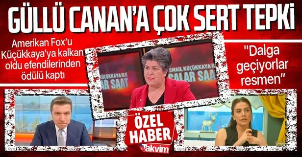 Amerikan FOX’u Küçükkaya’nın şiddetini örtbas eden Güllü Canan’a ’Cesur Kadınlar’ ödülü: Eda Demirci’den çok sert tepki