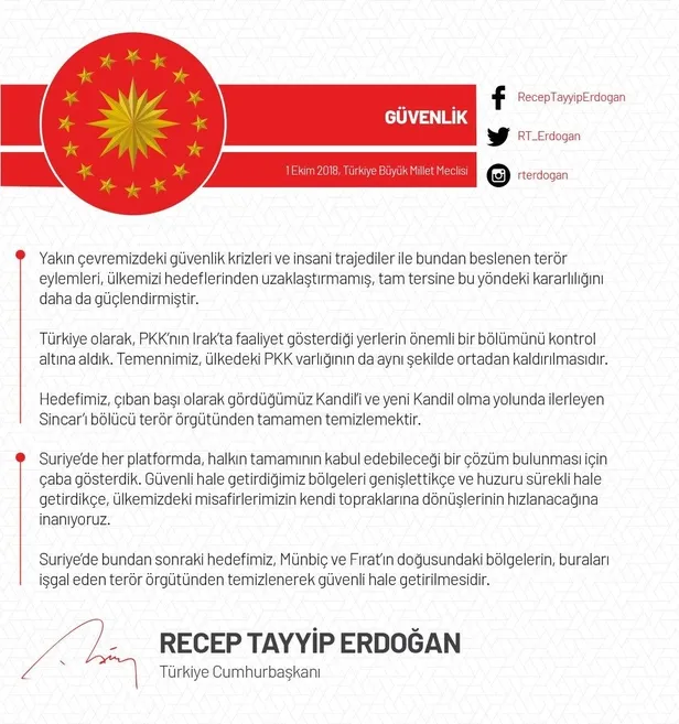 Son dakika: Başkan Erdoğan'dan yeni yasama yılına dair mesaj-3