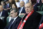 Başkan Erdoğan'ın gol sevinci gündem oldu! Türkiye - Gürcistan maçında tebessüm ettiren anlar