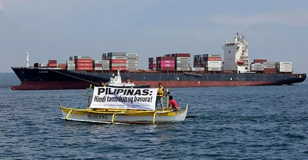 Kriz kapıda! Çöpleri Kanada’ya geri taşıyacak kargo gemisi Filipinler’in Subic Koyu’na ulaştı