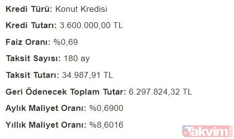 15 yılda... TOKİ Konut kredisi faiz indirimi 0,69 aylık taksit hesaplama! Halkbank, Ziraat, Vakıfbank 300, 400, 500, 1.000.000, 1.200.000, 1.500.000 TL geri ödeme tablosu! - 41