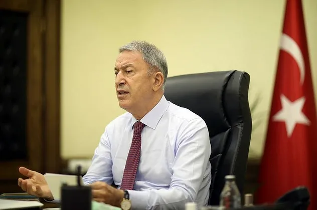 Son dakika: Millî Savunma Bakanı Hulusi Akar ile İngiltere Savunma Bakanı Ben Wallace arasında Doğu Akdeniz ve Libya görüşmesi