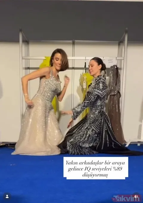 Özge Ulusoy ve Demet Şener’den kulis paylaşımı: "IQ seviyemiz %89 düşüyor" - 9