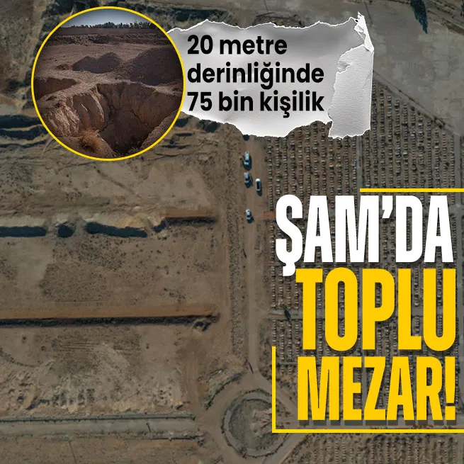 Sednayadan sonra şimdi de toplu mezar! Esad rejiminin korkunç yüzü! 20 metre derinliğinde 75 bin kişilik | Mezarlık bekçisinden kan donduran sözler