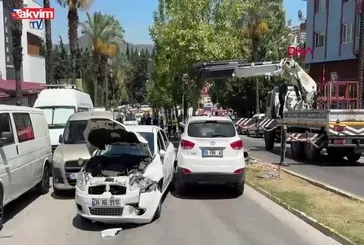 Freni tutmayan araç dehşet saçtı: 5 yaralı!