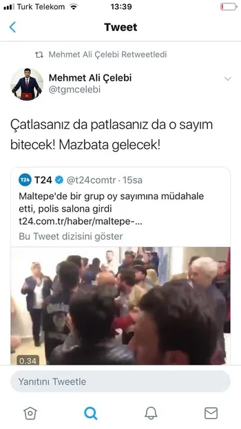 CHP'li Mehmet Ali Çelebi'nin "MHP'liler İlçe Yüksek Kurulu'na saldırıyor" provokasyonu elinde patladı!-1