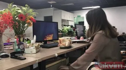 Çinli fenomenin ofiste yaptığı herkesi şoke etti