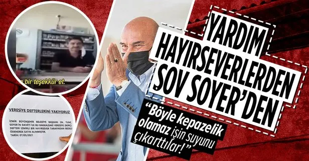 CHP’li İzmir Büyükşehir Belediye Başkanı Tunç Soyer yardım kampanyasını kendi şovuna dönüştürdü! Skandala tepki yağdı