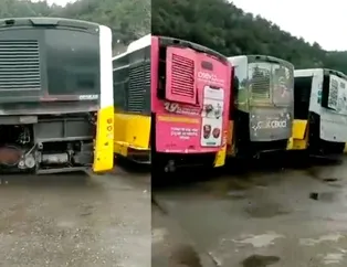 İETT’nin otobüs mezarlığı görüntülendi!