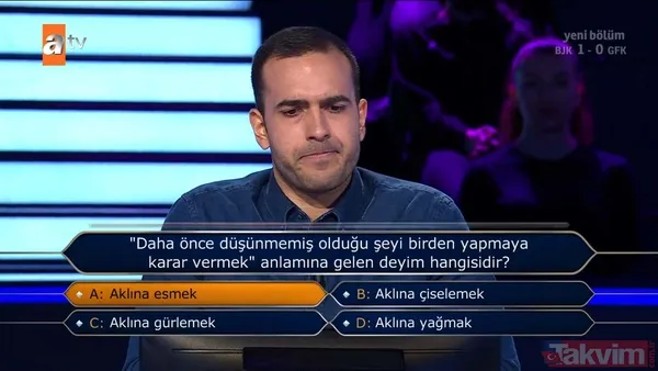 Kenan İmirzalıoğlu Kim Milyoner Olmak İster'de sordu: Dikkat çeken Cumhuriyet ve Atatürk sorusu - 37