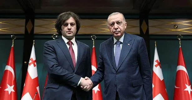 Başkan Erdoğan ve Gürcistan Başbakanı Irakli Kobakhidze ortak basın toplantısında önemli açıklamalarda bulundu
