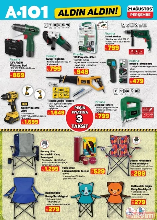 A101 21 Ağustos 2025 aktüel ürünler kataloğu: Halı ve koltuk yıkama makinesi geliyor! - 7