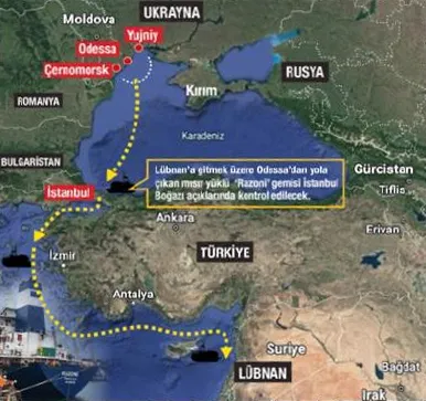 Tahıl koridorunun ilk gemisi İstanbul açıklarında! Milli Savunma Bakanlığı'ndan açıklama-7