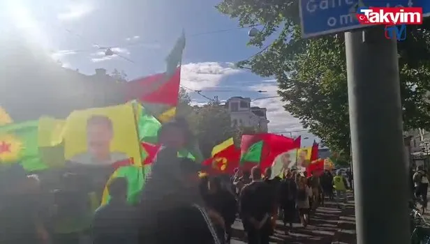 İsveç’te terörist destekçileri yine sokaklarda! PKK/YPG yandaşları Göteborg'da gösteri yaptı