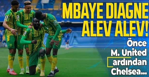Mbaye Diagne, Chelsea ağlarını sarstı! Chelsea 2-5 West Bromwich Albion MAÇ SONUCU ÖZET