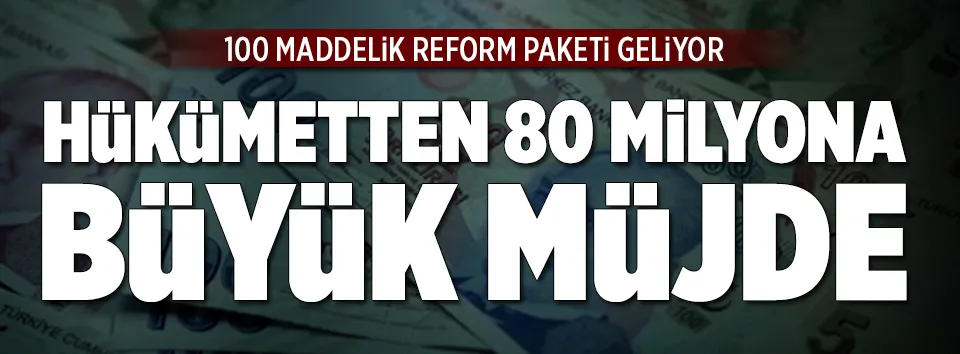 80 milyona vergi müjdesi
