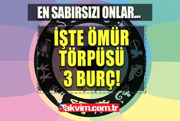 Burnunuzdan fitil fitil getirirler! Ömür törpüsü 3 burç!