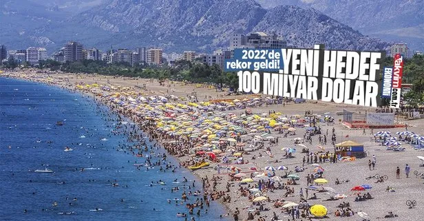 Turizmde hedef 100 milyar dolar! Bakan Mehmet Nuri Ersoy duyurdu: 2022’de rekor gelir sağladık