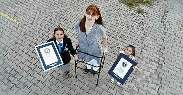 Son dakika: Rümeysa Gelgi ikinci kez dünyanın en uzun kadını olarak Guinness Rekorlar Kitabı’na girdi!