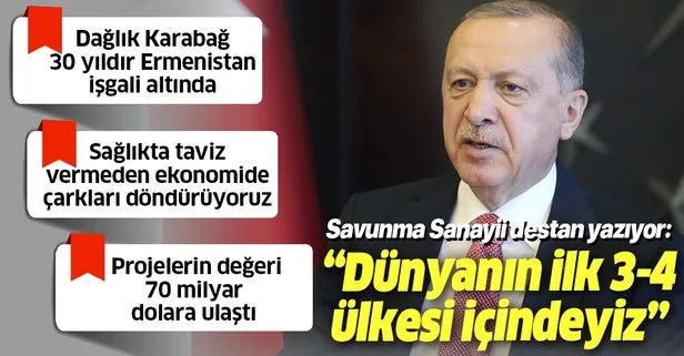 Son dakika: Başkan Erdoğan: İHA, SİHA ve TİHA üretiminde artık dünyanın ilk 3-4 ülkesi içindeyiz