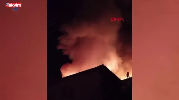 Çorum'da 3 ev yandı