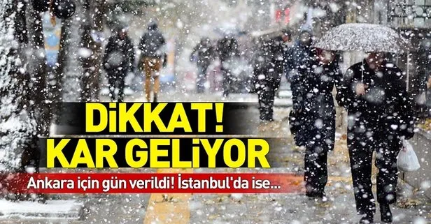 ankaralilar dikkat kar geliyor istanbul a kar ne zaman yagacak meteoroloji hava durumu tahmini takvim