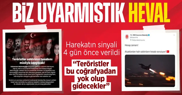 Harekat sinyali günler önceden verilmişti! Milli Savunma Bakanlığı’ndan ‘Hesabını misliyle ödeyecekler’ paylaşımı