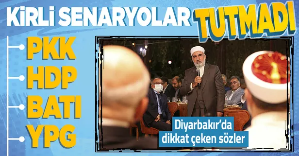 Diyanet İşleri Başkanı Ali Erbaş, Diyarbakır'da: Bir asırdır coğrafyamızda kurdukları kirli senaryolar tutmadı