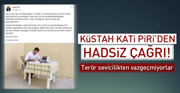 Türkiye'ye hadsiz Demirtaş çağrısı!
