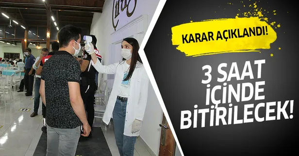 Kayseri'de düğünler 3 saat içinde bitirilecek, riskli kişiler içeri alınmayacak