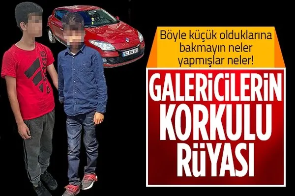akilalmaz olay 13 yasindaki 3 cocuk galericilerin korkulu ruyasi oldu caldiklari arabayla istanbul da gezdiler takvim