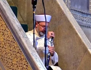 Erbaş’tan kılıçlı hutbe açıklaması: 481 yıl...