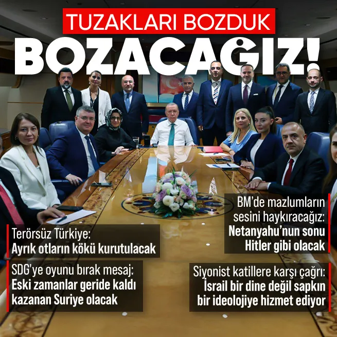 Başkan Erdoğandan Katar dönüşü Terörsüz Türkiye açıklaması: Kurulan tuzakları bozduk ve bozacağız