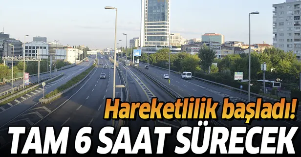 Kısıtlama öncesi E-5’te trafik hareketlendi