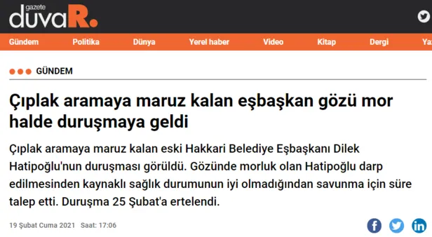 HDP’li eski başkan Dilek Hatipoğlu güvenlik güçlerine saldırdı! Çıplak arama ve darp iddiası da yalan çıktı-1
