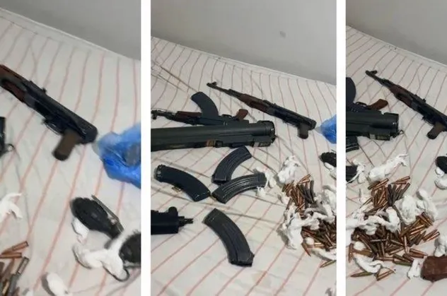 İstanbul'da baskından cephanelik çıktı! Lav silahı, uzi, kalaşnikof, el bombası... Hepsi ele geçirildi